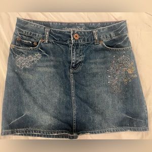 American eagle vintage jean skirt